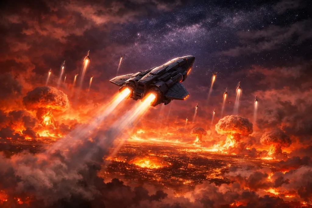 Cinematic for Escape from Earth